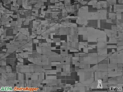 Ridgeway township, Michigan satellite photo by USGS