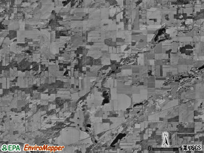 Batavia township, Michigan satellite photo by USGS