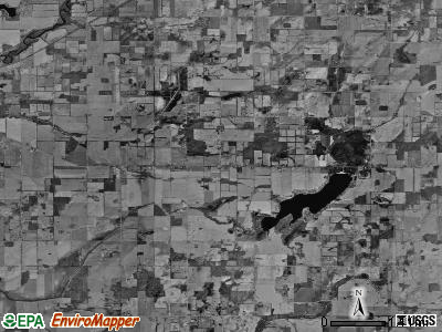 Matteson township, Michigan satellite photo by USGS