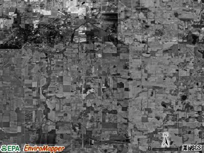 Weesaw township, Michigan satellite photo by USGS