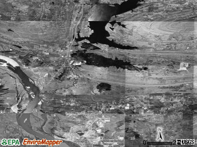 Danley township, Arkansas satellite photo by USGS