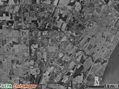La Salle township, Michigan satellite photo by USGS