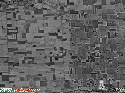Riga township, Michigan satellite photo by USGS