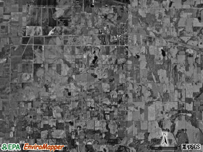 Galien township, Michigan satellite photo by USGS
