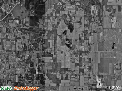 Milton township, Michigan satellite photo by USGS