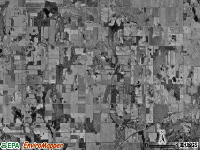 California township, Michigan satellite photo by USGS