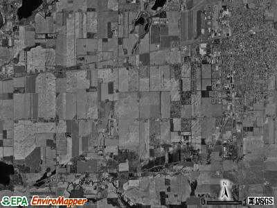 Sturgis township, Michigan satellite photo by USGS