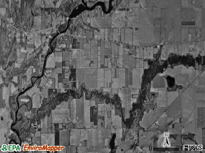 Mottville township, Michigan satellite photo by USGS