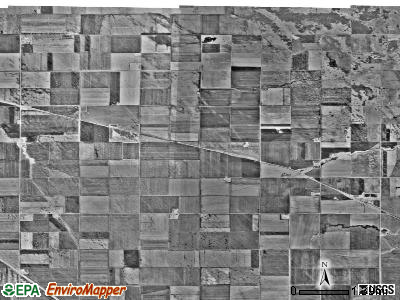 Clow township, Minnesota satellite photo by USGS