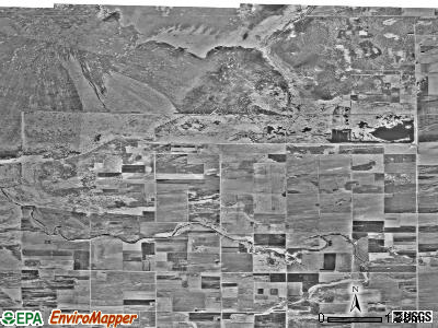 Pohlitz township, Minnesota satellite photo by USGS