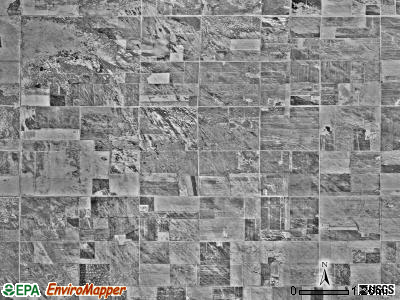 Polonia township, Minnesota satellite photo by USGS