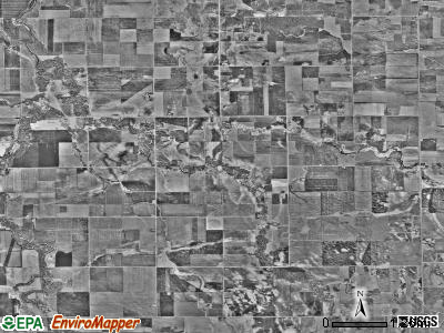 Malung township, Minnesota satellite photo by USGS