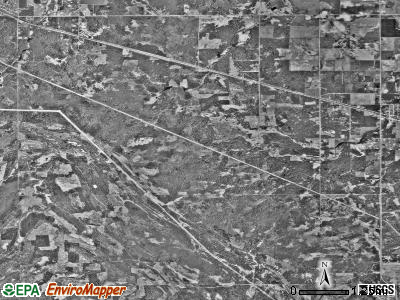 Myhre township, Minnesota satellite photo by USGS