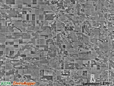 Mickinock township, Minnesota satellite photo by USGS