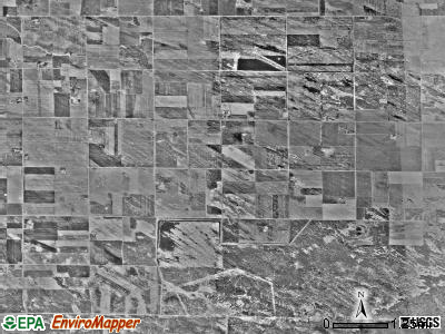 Nereson township, Minnesota satellite photo by USGS