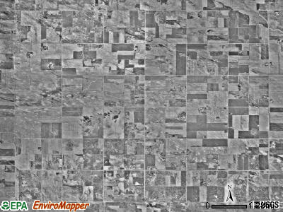 Barnett township, Minnesota satellite photo by USGS