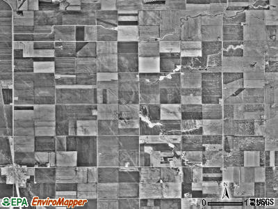 Tegner township, Minnesota satellite photo by USGS