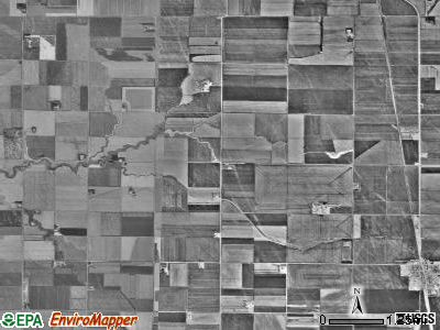 Skane township, Minnesota satellite photo by USGS