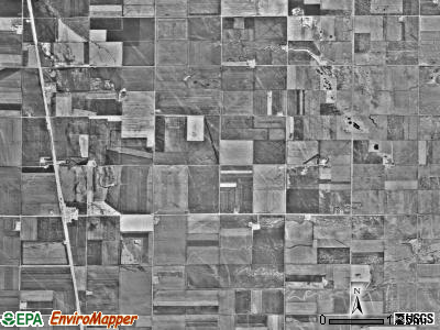 Davis township, Minnesota satellite photo by USGS