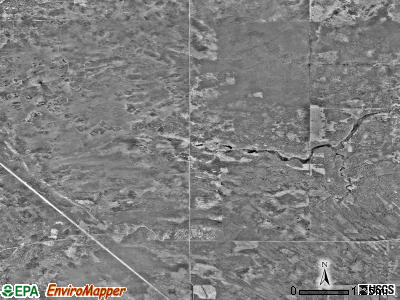 Rulien township, Minnesota satellite photo by USGS