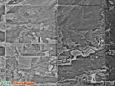 Rapid River township, Minnesota satellite photo by USGS