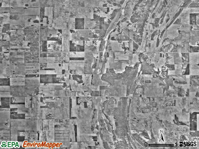 Nelson Park township, Minnesota satellite photo by USGS