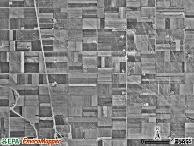 Sinnott township, Minnesota satellite photo by USGS