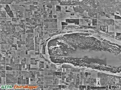 Thief Lake township, Minnesota satellite photo by USGS