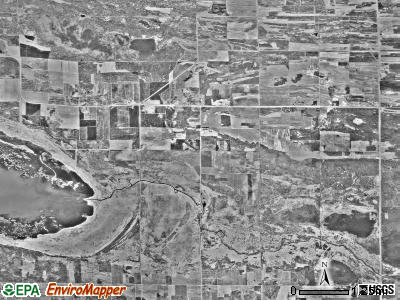 Moose River township, Minnesota satellite photo by USGS