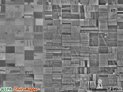 Parker township, Minnesota satellite photo by USGS