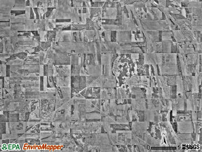 Foldahl township, Minnesota satellite photo by USGS
