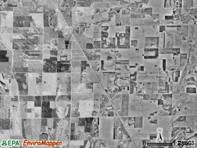 New Folden township, Minnesota satellite photo by USGS