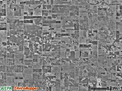 Valley township, Minnesota satellite photo by USGS