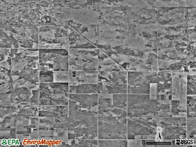 Spruce Grove township, Minnesota satellite photo by USGS