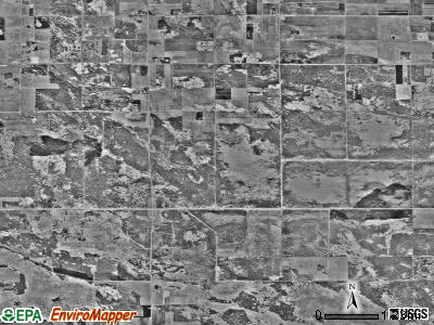 Lee township, Minnesota satellite photo by USGS