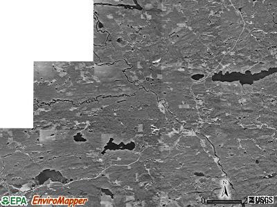 Portage township, Minnesota satellite photo by USGS