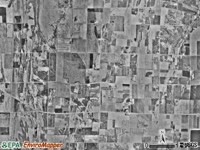Norden township, Minnesota satellite photo by USGS