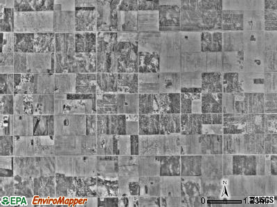 Clover Leaf township, Minnesota satellite photo by USGS