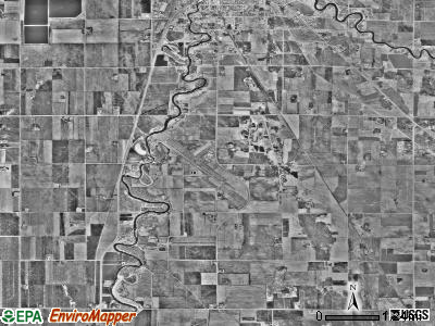 Rocksbury township, Minnesota satellite photo by USGS