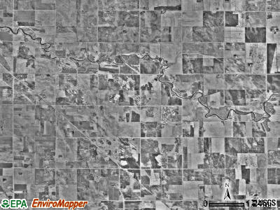 Smiley township, Minnesota satellite photo by USGS