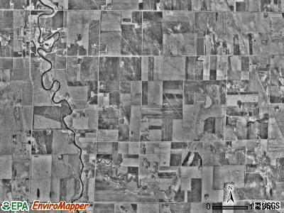 River Falls township, Minnesota satellite photo by USGS
