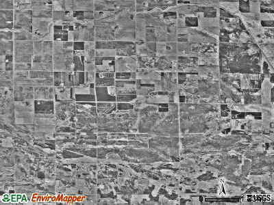 Gully township, Minnesota satellite photo by USGS