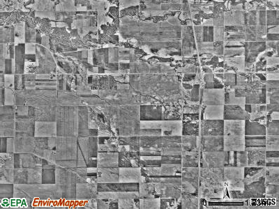 Poplar River township, Minnesota satellite photo by USGS