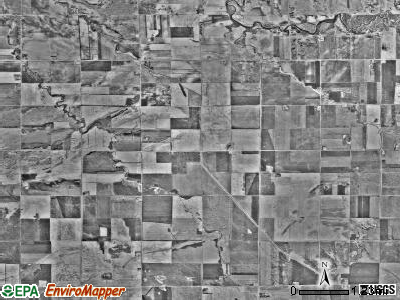 Terrebonne township, Minnesota satellite photo by USGS