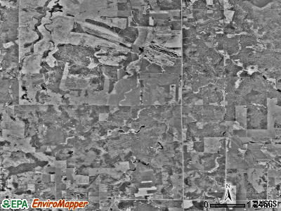O'Brien township, Minnesota satellite photo by USGS