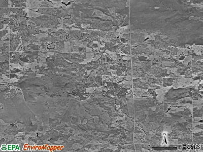 Sturgeon township, Minnesota satellite photo by USGS