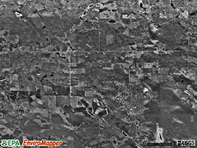 Moose Park township, Minnesota satellite photo by USGS