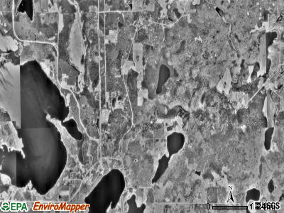Durand township, Minnesota satellite photo by USGS