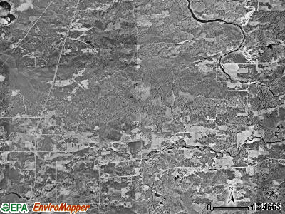 Pike township, Minnesota satellite photo by USGS