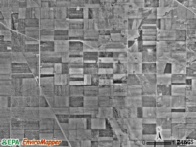 Russia township, Minnesota satellite photo by USGS